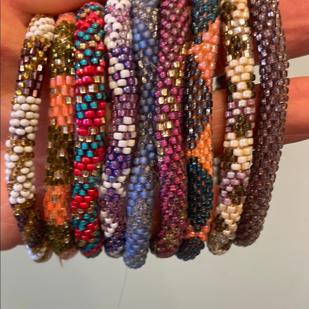 Lily and Laura Colorful Beaded Bracelet Set